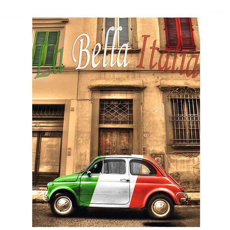 

NEW 5D DIY Diamond Painting Car Scenery Diamond Embroidery Cross Stitch Mosaic Italia City Needlework Home Decor Round Drill1