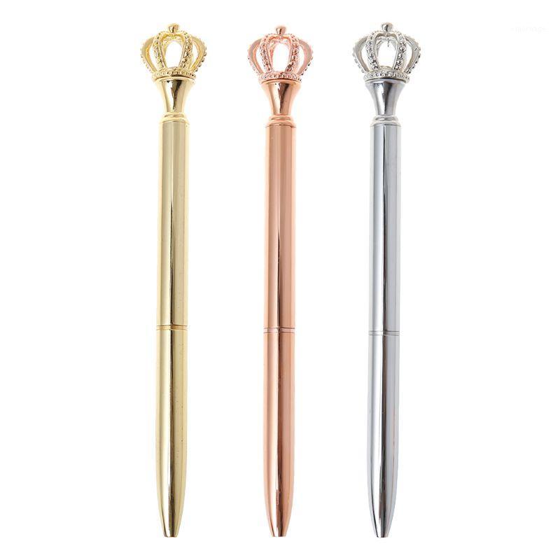 

Exquisite Shining Crown Ballpoint Pen Crystal Diamond Writing Tool Office Supplies Student Stationery1, Rgd