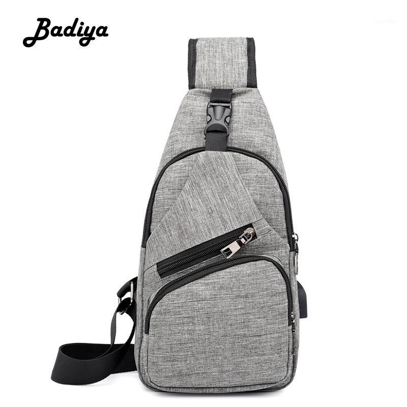

Fashion Trendy Men Chest Pack Multifunction Anti-theft Shoulder Bag Outdoor Portable Travel USB Charging Male Crossbody Bag1, Black