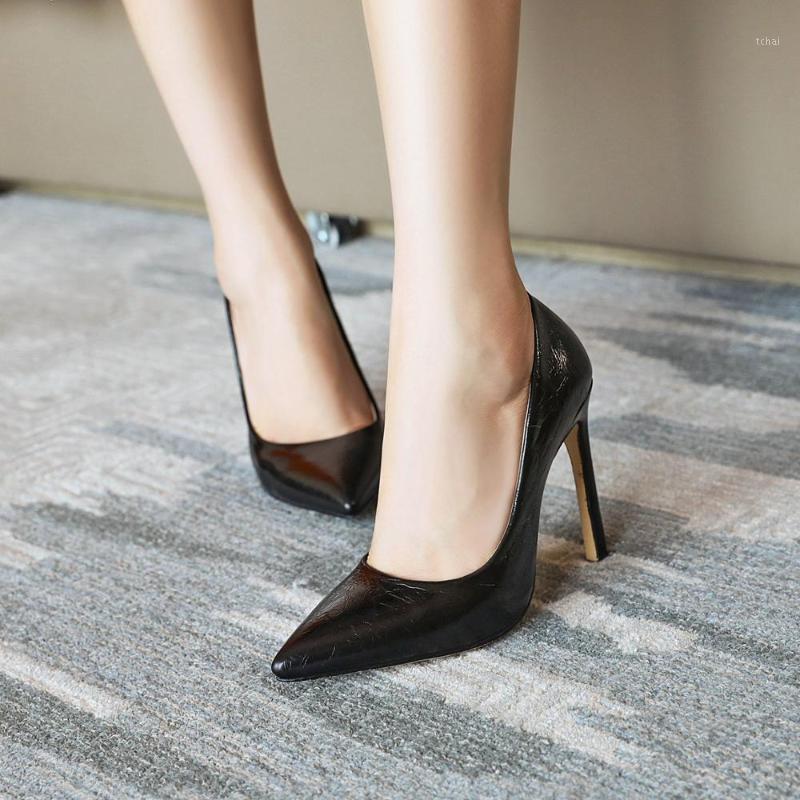 

10 cm spring new pointy professional sexy nightclub wedding heels1, Black
