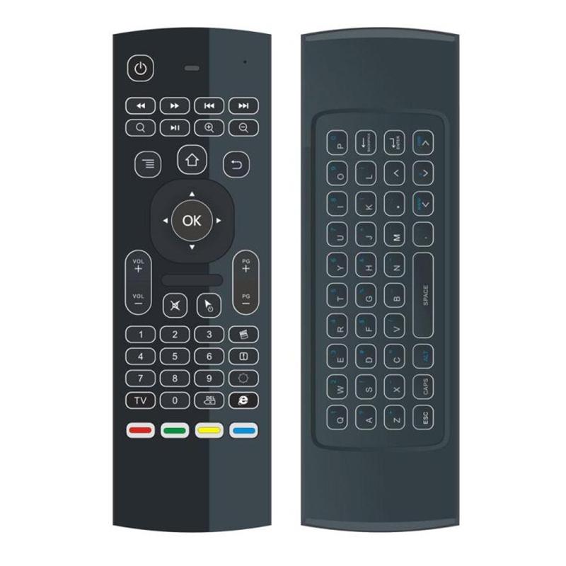

MX3 MX3-L Backlit Air Mouse T3 Smart Voice Remote Control 2.4G RF Wireless Keyboard For X96 tx3 mini A95X H96 pro Android TV Box