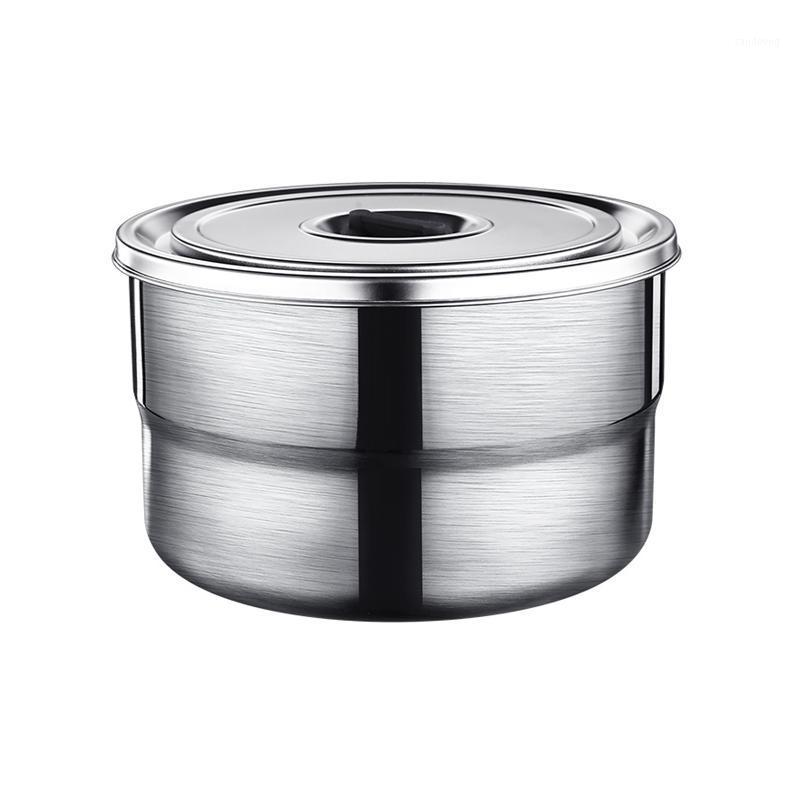 

Easy Open Round Stainless Steel Picnic Reusable Portable Leakproof With Lid Keep Fresh Lunch Box Travel Bento Container1