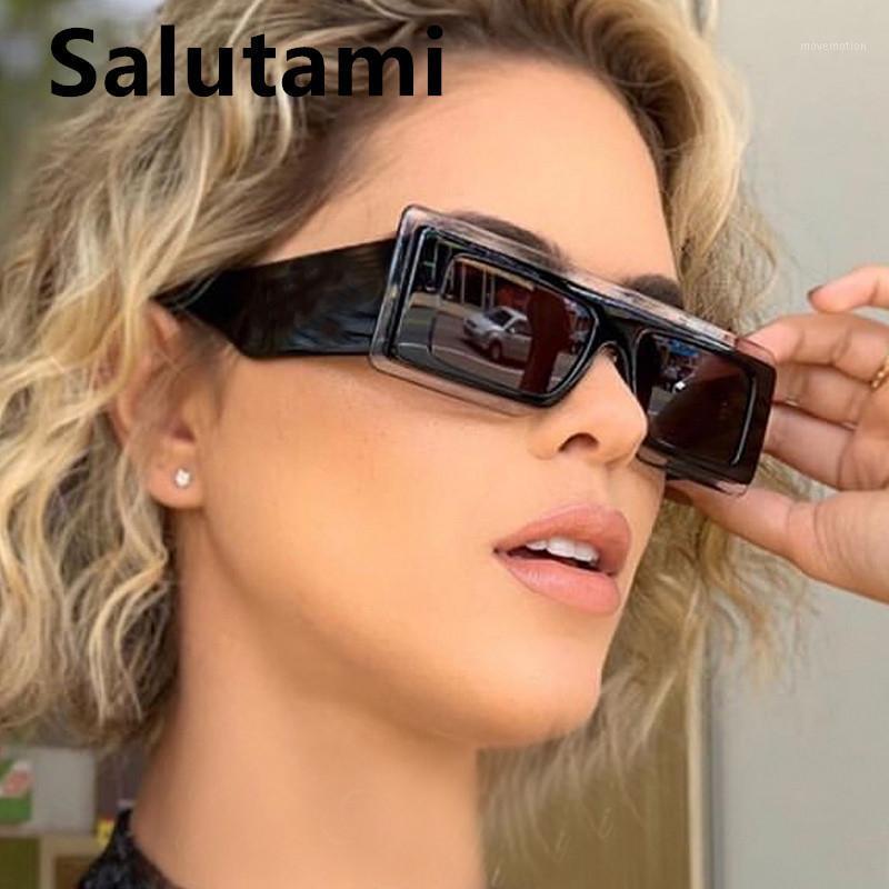 

Oversized One Piece Square Sunglasses For Men 2020 Brand Clear Black Double Color Frame Chic Sun Glasses Female Gradient Shades1