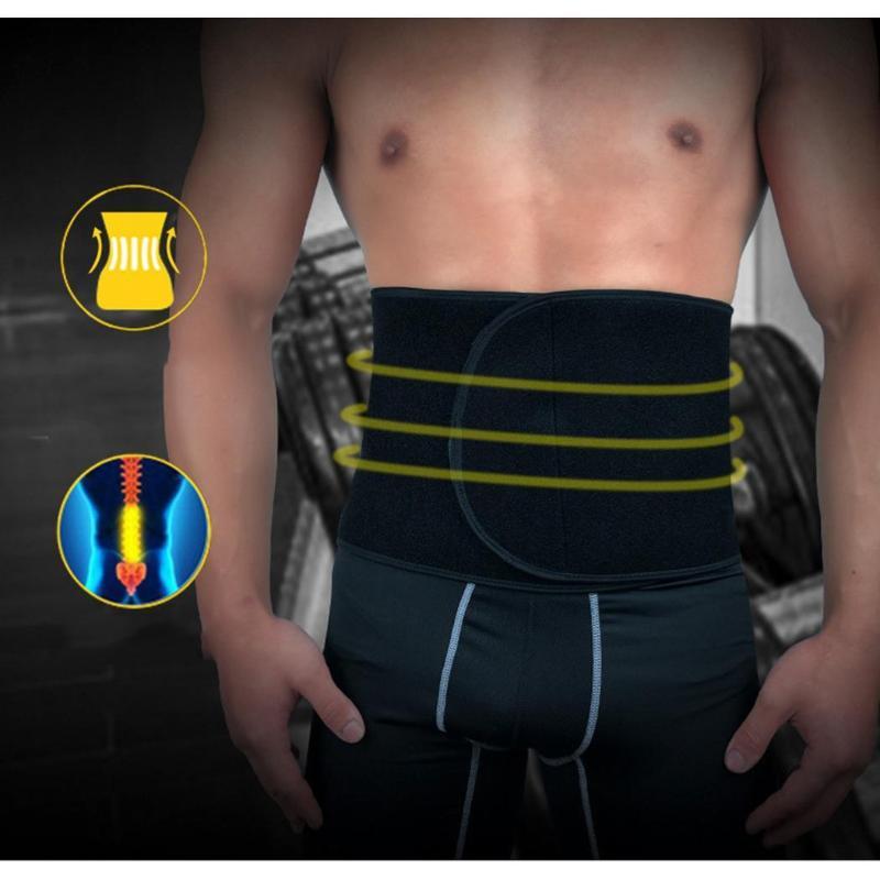 

Fitness Shaper Unisex Workout Waist Cincher Trimmer Tummy Slimming Belt Body Shapers Waist Trainer Corset Shaper, Black