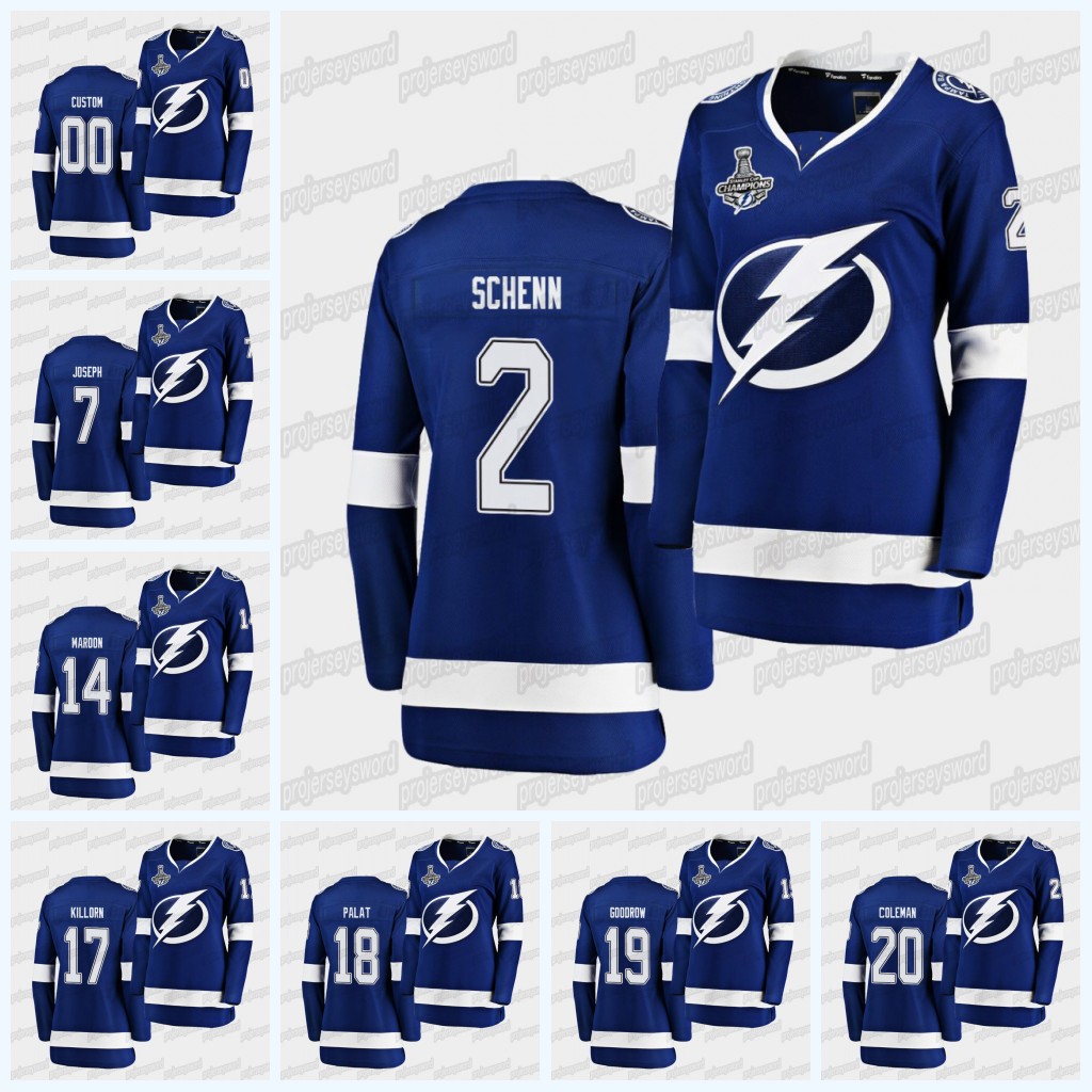 

Womens Tampa Bay Lightning Champions Jersey Jan Rutta Barclay Goodrow Ondrej Palat Alex Killorn Patrick Maroon Luke Schenn Mathieu Joseph, 55 braydon coburn