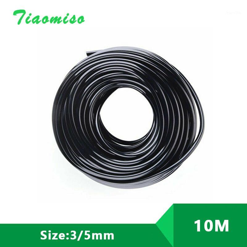 

10M 3/5mm Garden Micro Irrigation Soft Hose Watering Pipe Pots Drip Irrigation For 3/5 mm Arrows Plant Flower Sprinkler Pipe1, Black