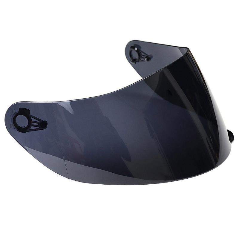 

Retro Motorcycle Detachable Windproof Helmet Visor Anti-scratch UV Protected Lens Motorbikes Accessories Washable Replacement, Dark brown