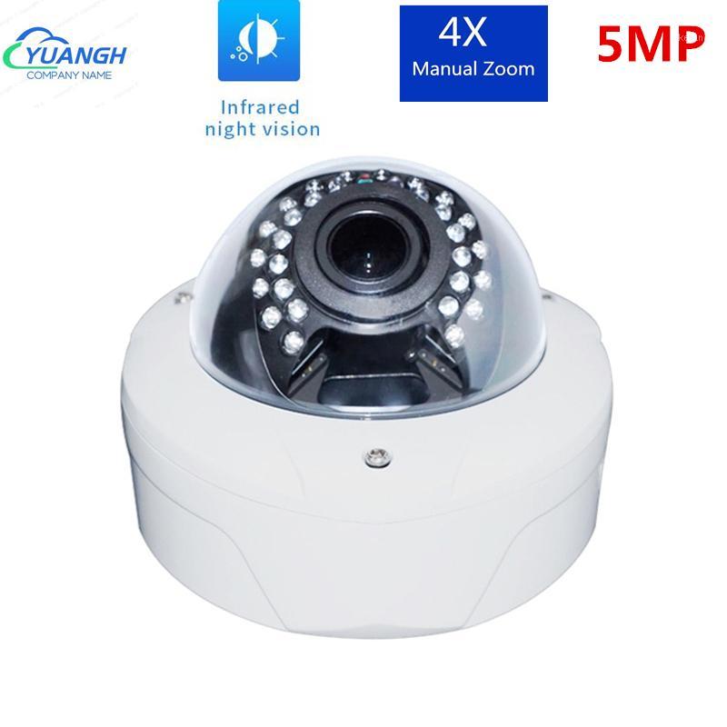 

5MP Camera AHD IR Night Vision 2.8-12mm Lens Manual Zoom OSD Menu Metal Dome Home Security Cameras1