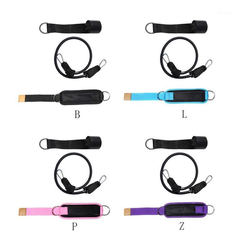 

Nylon Pull Rope Accessories Rubber Ribbon Metal Clasp Neoprene Ring Door Pull Rope Foot Wrap Kit Leg Hip Training Stretch Belts1