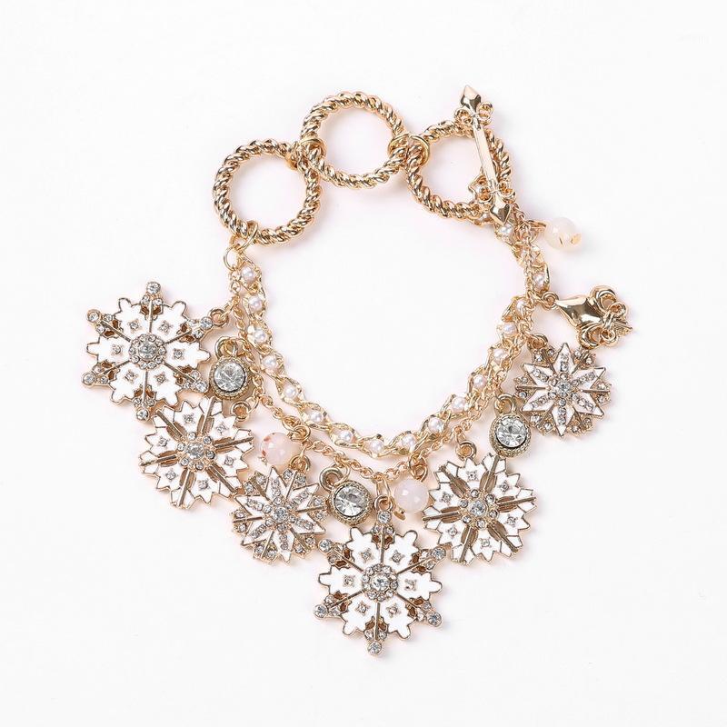 

Snowflake Bracelet Christmas Jewelry 17 cm Bracelet Winter Holiday Gifts Women's Fashion Accessories Dropshipping1