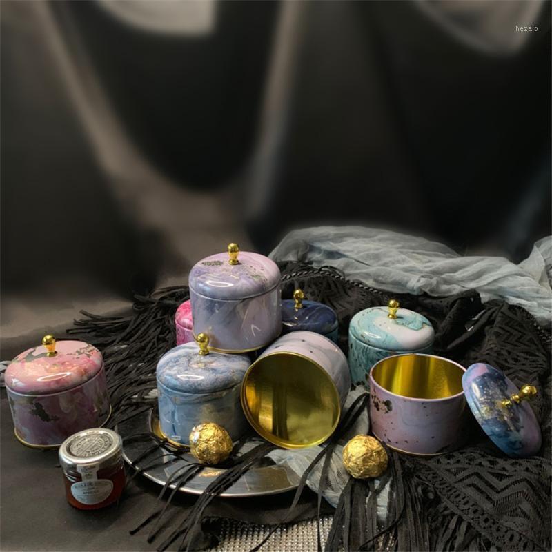 

10pcs/lot High quality Wedding candy box Creative cake box small jar scented can small iron gift Party Supplies1