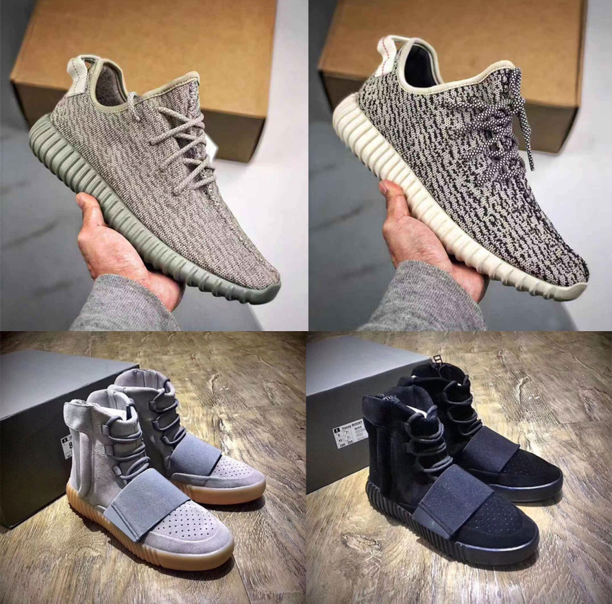 

Kanye West 750 Light Brown Grey Gum Triple Black Glow in the Dark Boots Outdoor Shoes Sports Sneakers turtle dove, Extra shoelace