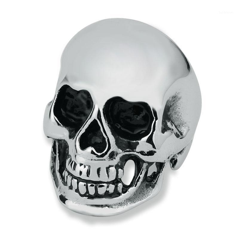 

Non Fading Stainless Steel Finger Ring Silver Color Punk Biker Skull Rings For Men Solid Skeleton Jewelry Fashion Gift Wholesale1