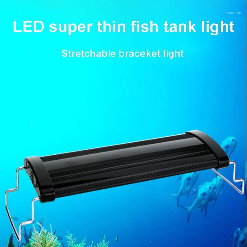 

Aquarium LED Lighting 30-110cm High Quality Fish Tank Light Lamp With Extendable Brackets 5 colors LEDs Fits for Aquarium1