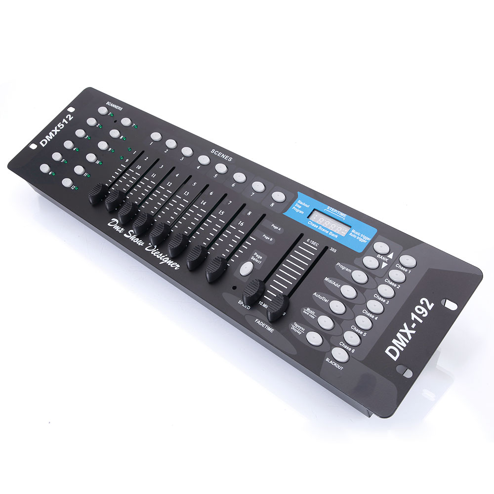 192CH DMX512 Metal DJ LED Stage Light Controller (AC 100-240V) For Stage KTV Lighting,Par light-image-611377324