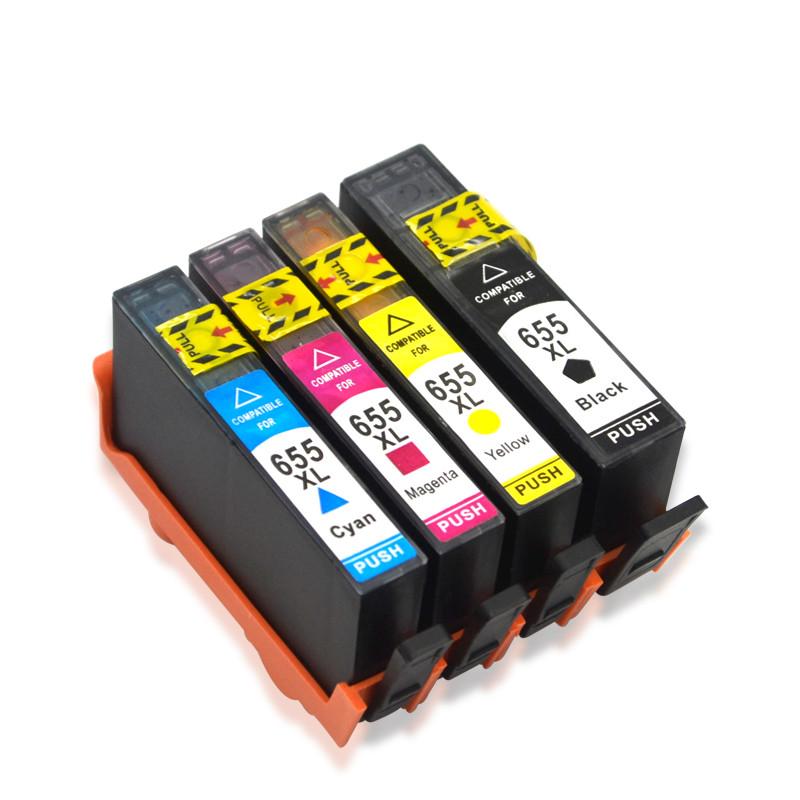 

655 XL 655XL Ink Cartridges For 655 655XL Deskjet Ink Advantage 3525 4615 4625 5525 6520 6525 Inkjet Printer