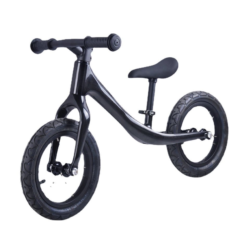 

push bike Balance Bike carbon Kids balance Bicycle For 2~6 Years Old Children complete bike for kids carbon bicycle, Black