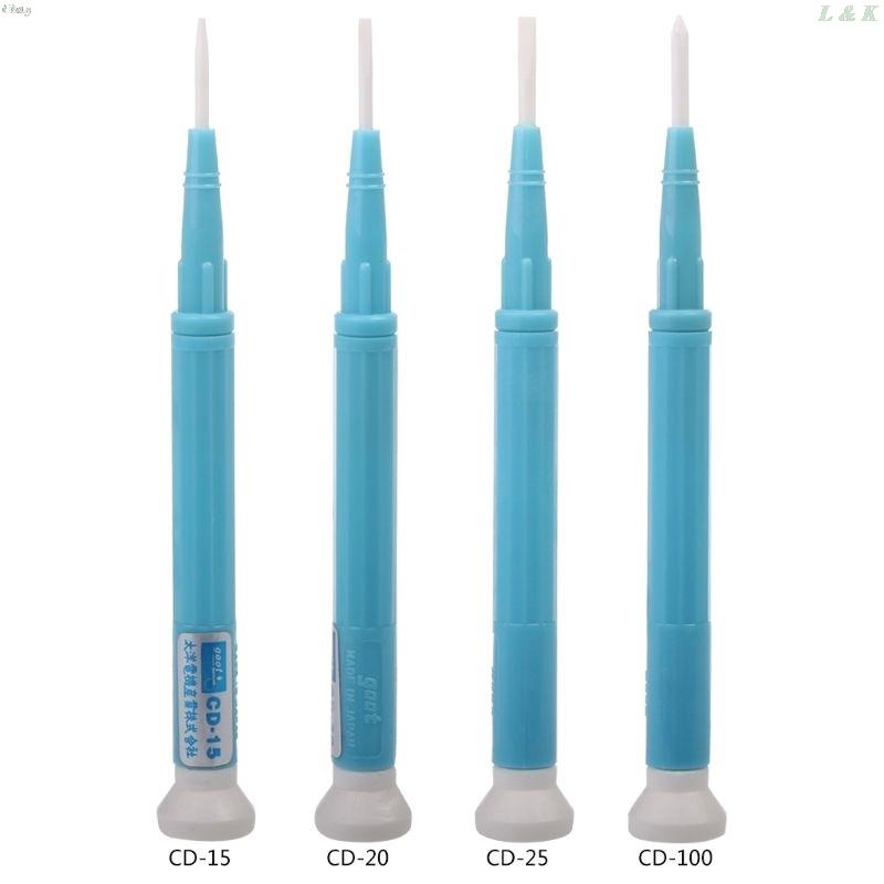 

DIY Adjust Frequency Ceramic Screwdriver Anti-static Non-conductive Non-magnetic Slotted Screw Driver Repair Hand Tool