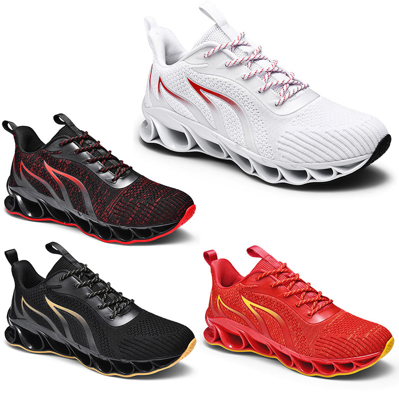 

Cheaper Non-Brand Running Shoes For Men Fire Red Black Gold Bred Blade Fashion Casual Mens Trainers Outdoor Sports Sneakers Eur 40-46