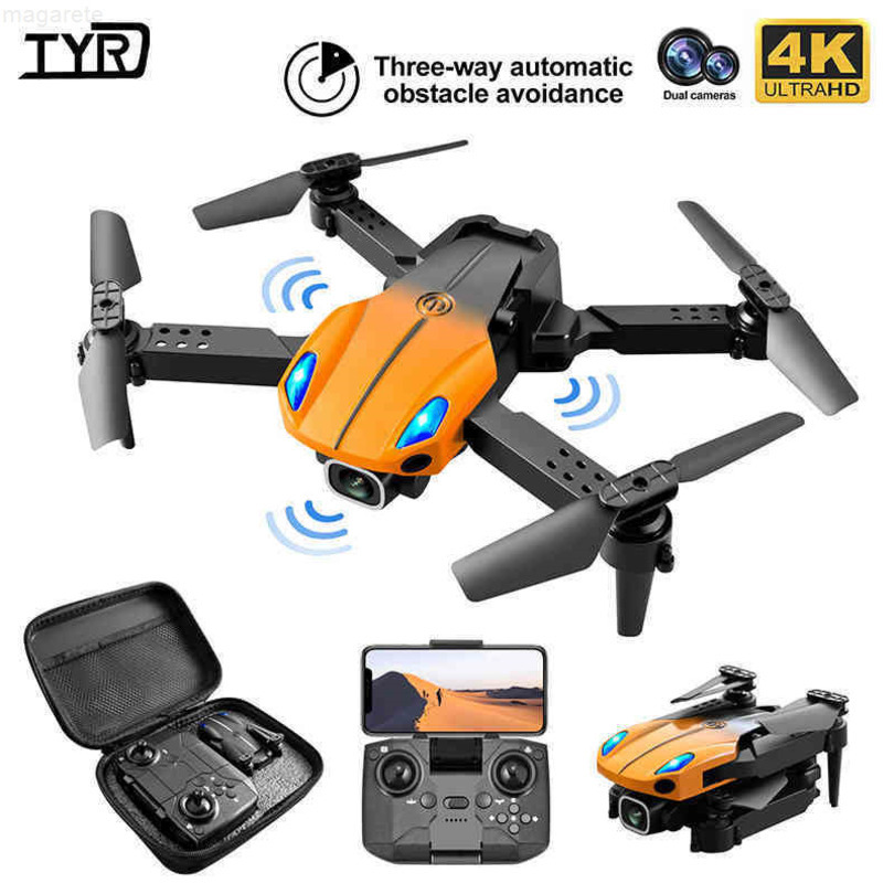 

Tyrc-mini UAV ky907 Pro 4K, professional, HD, dual cameras, obstacle avoidance, quadcopter, helicopter, aircraft, children's toys, Orange onlybody