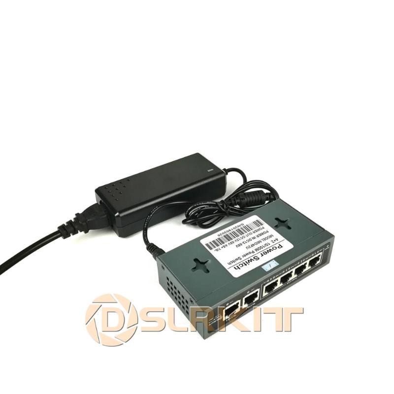 

DSLRKIT 24V 72W 6 Ports Passive PoE Switch Injector for UBNT AP UAP AC LITE LR