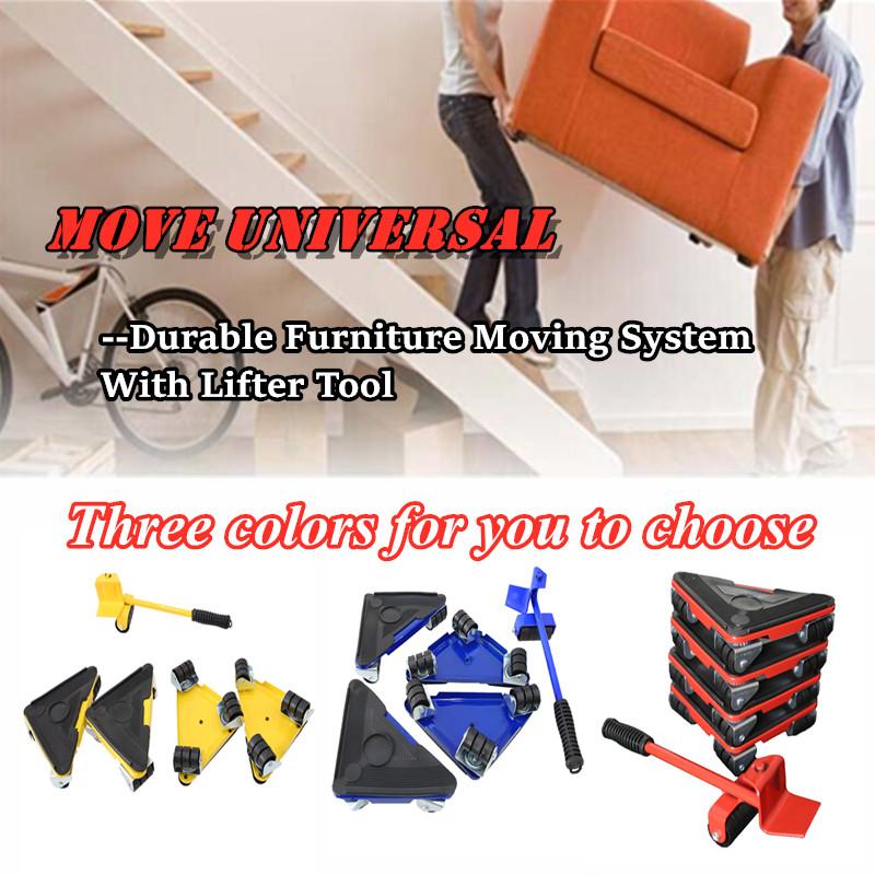 

Move universal Furniture wheel Durable Moving System With Lifter Tool wardrobe washing machine refrigerator heavy objects tool