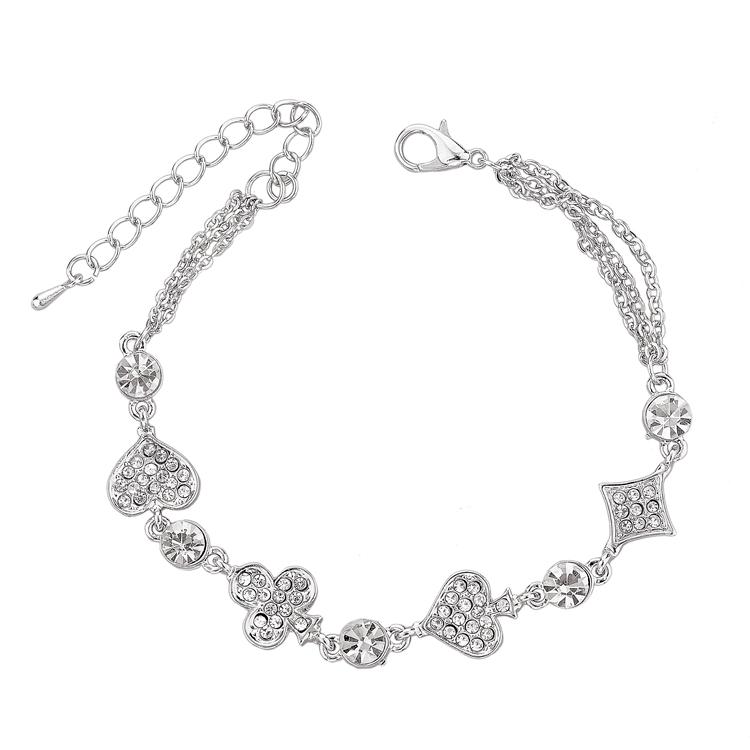 

Szelam Low Luxury Chain Bracelet Fashion Women Jewelry Gold Bracelets Bangles Austrian Crystal Bracelet Female Jewelry SBR140287
