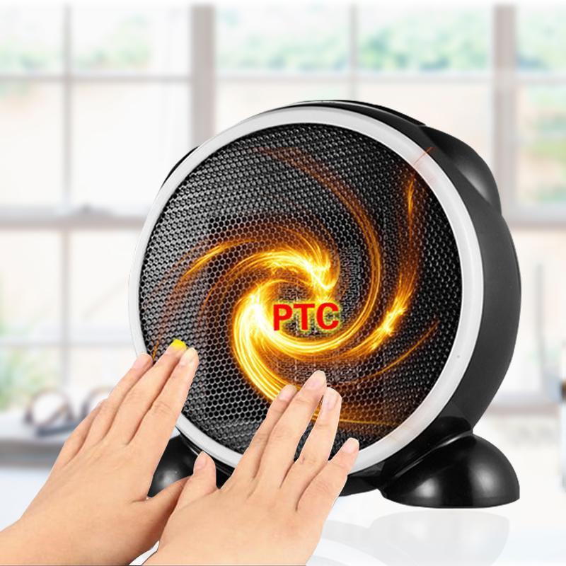 

Personal Electric Mini Heaters Fan Portable Desktop Winter Warmer Ceramic Small Heaters for Home Office US/ EU Plug 220V/110V1