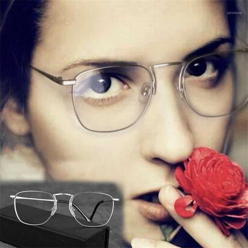 

Zerosun Vintage Eyeglasses Frames Men Women Retro Nerd Spectacles Glasses Male Ultralight Eyewear Black Silver Fashion Fake1