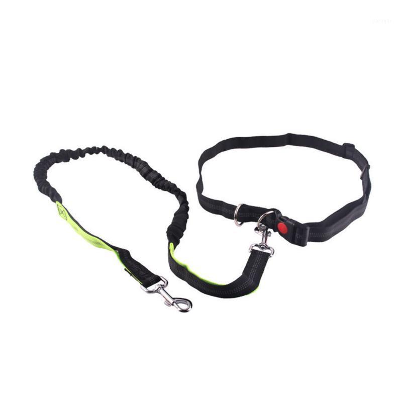 

2020 Dogs Leash Running Elasticity Hand Freely Pet Products Dogs Harness Collar Jogging Lead and Adjustable Waist Rope1