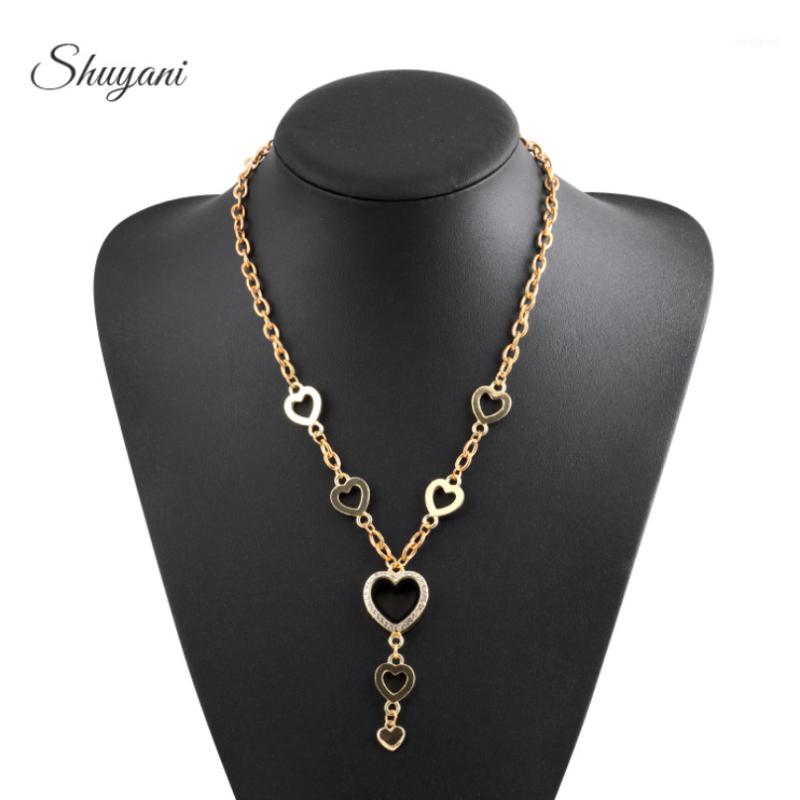 

Chains 5pcs/lot Heart Locket With Rhinestones Floating Charms Glass Living Memory Lockets Necklace 60CM For Women Gifts1