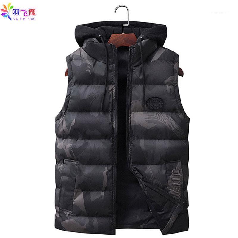 

Casual Mens Vest Jacket Autumn Winter Sleeveless Men's Vest Black Camouflage Plus Size 7XL Cotton Sleeveless Jacket Men Casaco1
