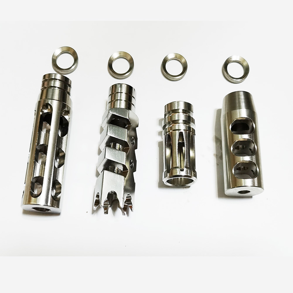 

Tactical .223 5.56 M4 M16 Rifle 1/2"x28 Thread Steel/Stainless Steel Flash Hider with Crush Washer