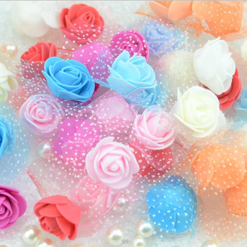 

Wholesale-30PCS 2.5cm Small PE Foam Rose Flower Head Artificial Rose Flowers Handmade DIY Wedding Home Decoration Festive & Party1, Res