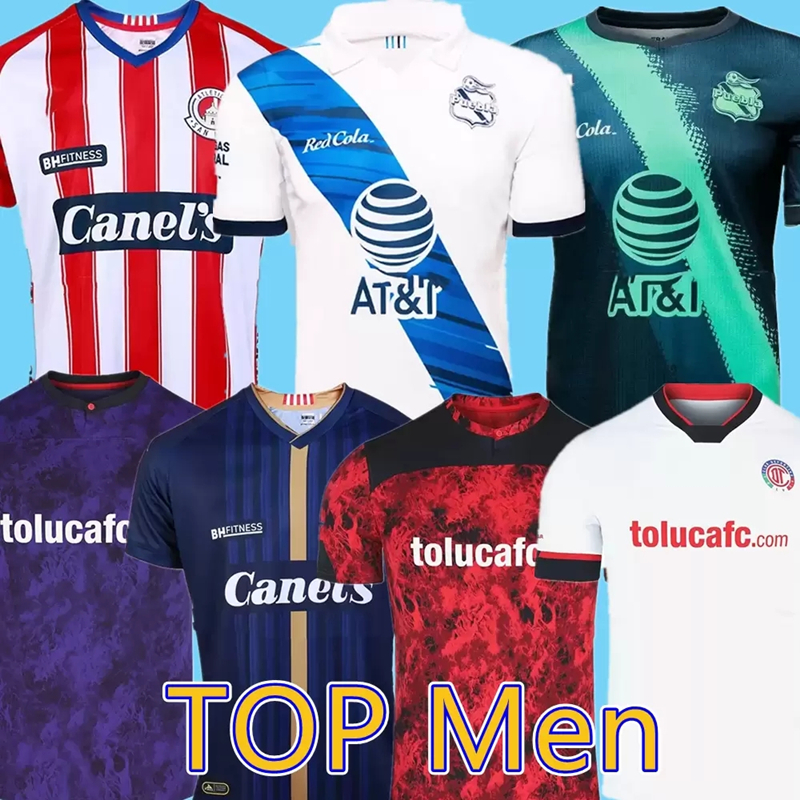

20 21 San Luis Soccer Jerseys 2020 2021 Football Shirt Camisetas de futbol toluca Short Sleeve Uniforms Thailand Quality Jerseys, With patch san luis home red white