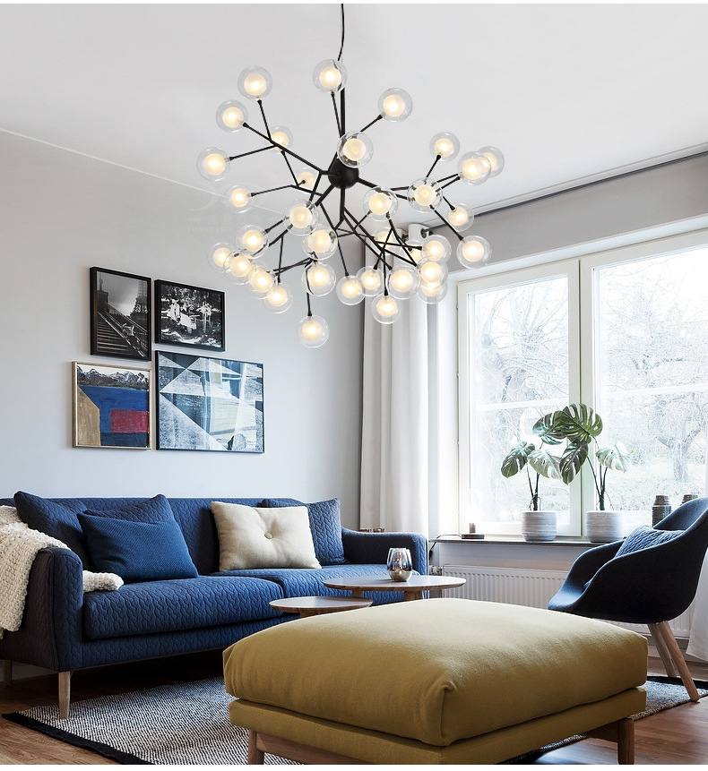

Chandelier LED light firefly lamp stylish tree branch decorative ceiling chandelies hanging Lighting