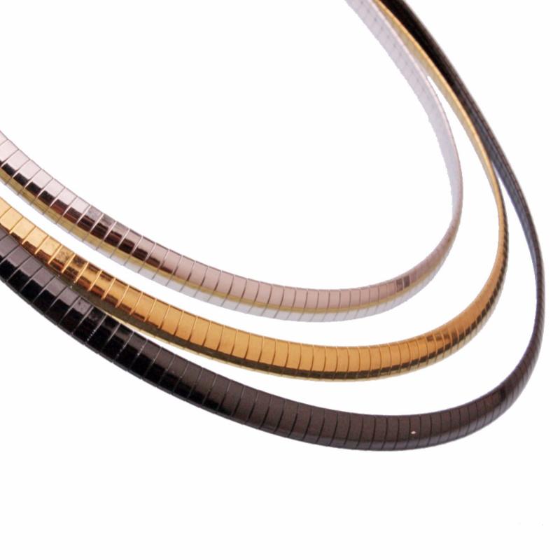 

3/4/6/8mm Width Flat Snake Chain Necklace Stainless Steel Choker Necklace Women Mens Jewelry Accessories Jewelry Gift