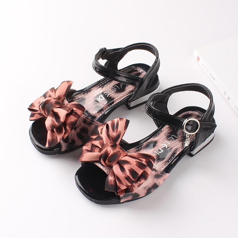 

Kids Shoes Glitter Leather Shoes Children Girls Flat Princess Dance Sandals Fashion Girls Party Dress Wedding Size 26-361, Pink