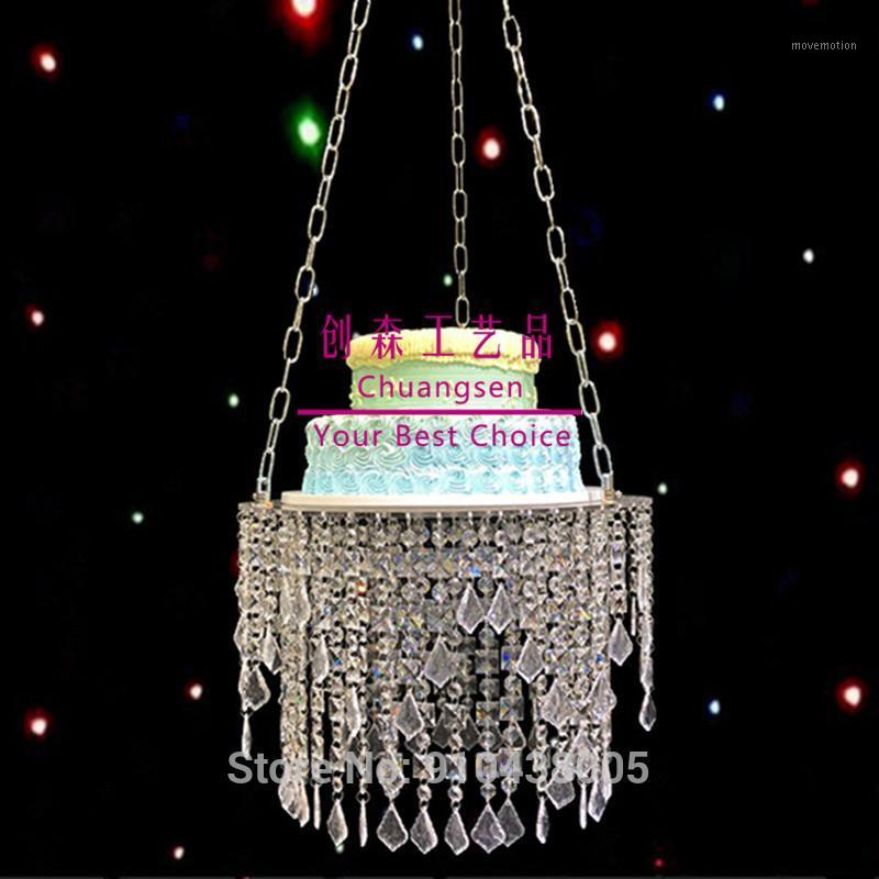 

Retail acrylic cake stands deco, glass crystal chandelier cake stand centerpieces , wedding decorations1