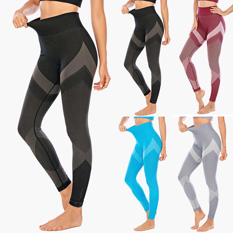 

High Waist Push Up Leggings Sport Women Fitness Running Yoga Pants Energy Elastic Trousers Gym Girl Tights, Blue