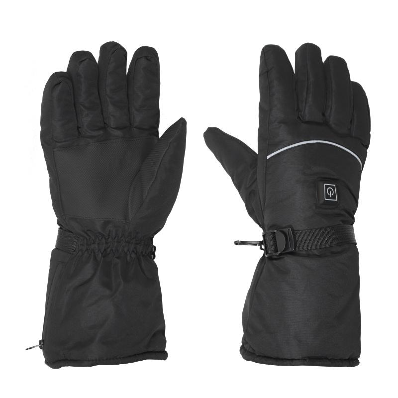 

Electric Heated Gloves with Temperature Adjustment Battery Powered Gloves full finger Glove for Skiing Hiking Climbing Cycling, Usb knitted gloves