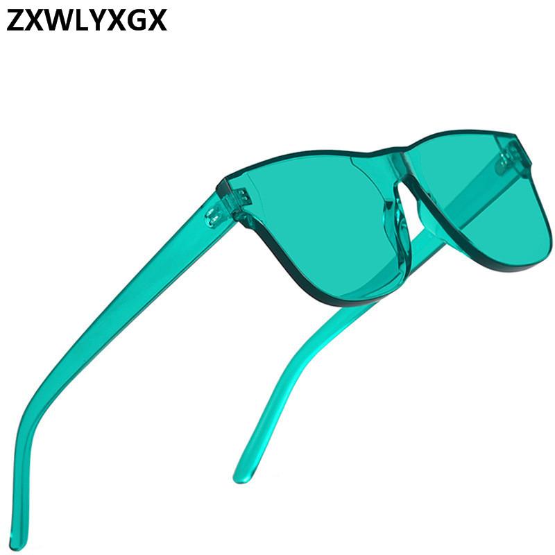 

Sunglasses 2021 Fashion Polygon Women Men Brand Designer Vintage Clear Sun Glasses Sexy Couple Eyewear UV400