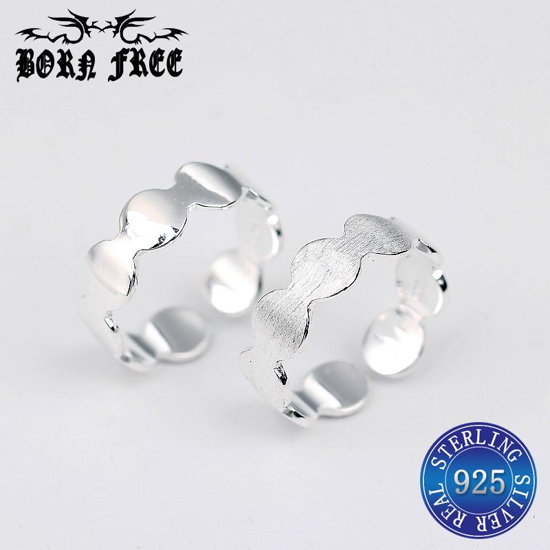 

ring silver 925 jewelry couple rings women bague femme argent 925 ringen anel anelli mix free size jewelry aneis feminino lot