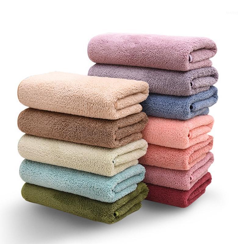 

2Pcs Coral Velvet Microfiber Water Absorbent Bath Towel Set Solid Color Quick Dry Luxurious Face Hand Blanket Gifts1