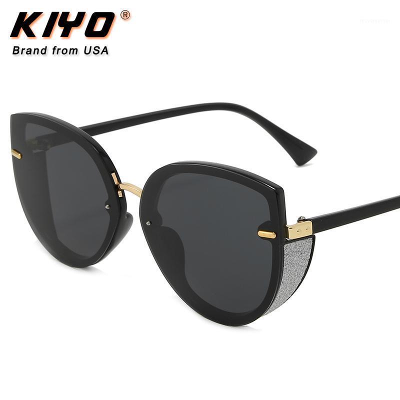 

KIYO Brand 2020 New Women Men Cat Eye Polarized Sunglasses Metal Classic Sun Glasses High Quality UV400 Driving Eyewear 4741