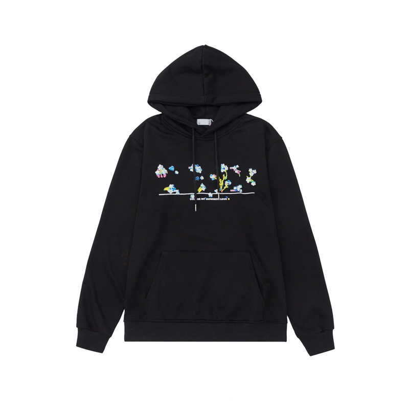 

Hoodies for Men Women 2021 New Arrival Fashion Mens Letter Printed Hoodie Casual Streetwear Ladies Sweatshirt with Hooded 2 Colors, Black