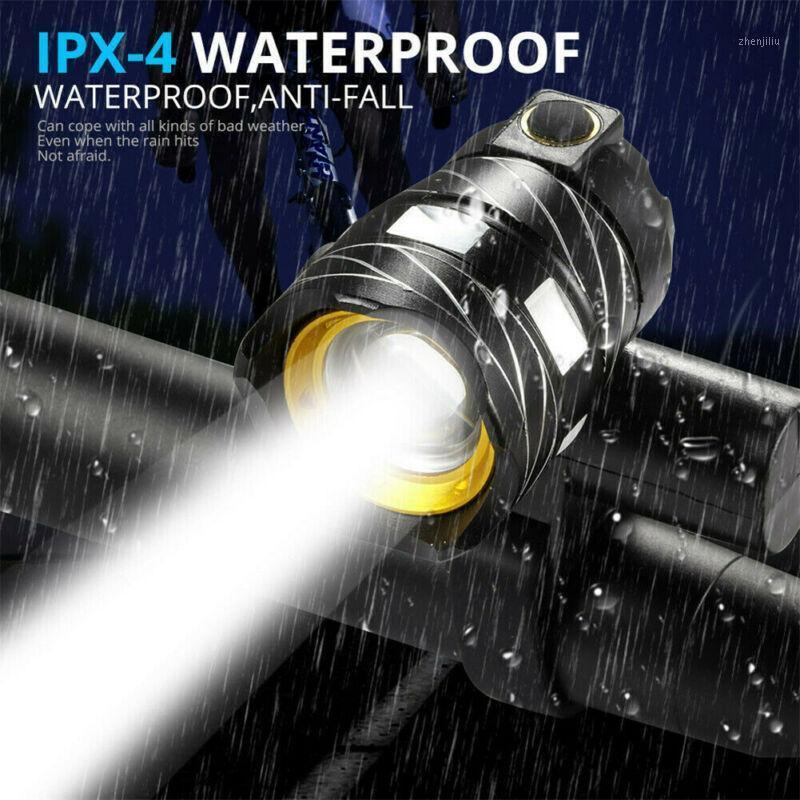 

15000LM T6 LED USB Line Rear Light Adjustable Bicycle Light 3000mAh Rechargeable Battery Zoomable Front Bike Headlight Lamp1