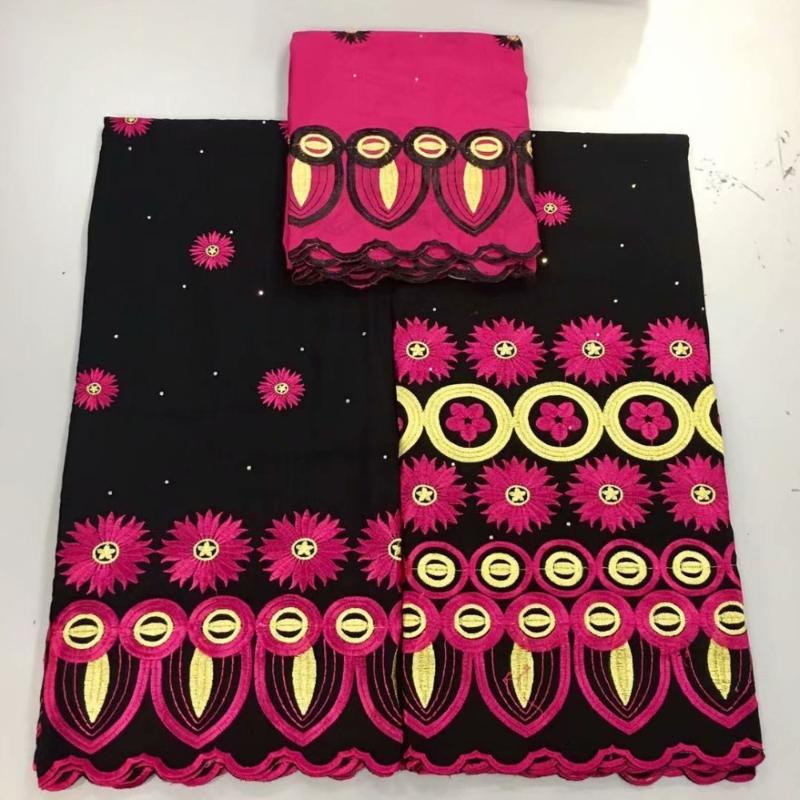 

african swiss voile lace french lace fabric with stones dubai fabric nigerian cotton alce material hot sale 5+2yard/set