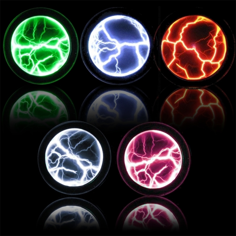 

Creative Party Disco Decor Plasma Disk Lighting Fancy Mini Pocket Plasma Disk Sensor Lighting Plate Home Glass Performance T200331