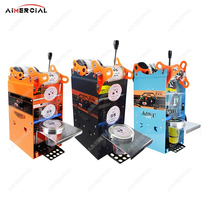 

WY802F manual cup sealing machine plastic/paper bubble cup sealer commercial sealing machine seal 9/9.5cm PP/paper mater